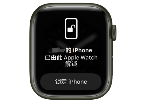 浦北苹果手机维修分享用 AppleWatch 解锁配备面容 ID 的 iPhone方法 